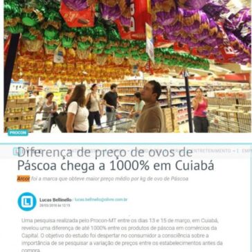 Diferença de preço de ovos de Páscoa chega a 1000% em Cuiabá – O Livre