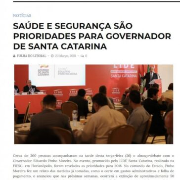 NAVEGANTES APRESENTA BALANÇO DO PROJETO MAIS SAÚDE – Folha do Litoral