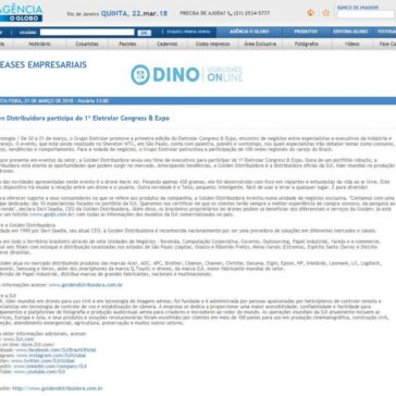 Golden Distribuidora participa do 1° Eletrolar Congress & Expo – Agência o Globo