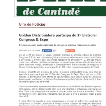 Golden Distribuidora participa do 1° Eletrolar Congress & Expo – Diário de Canindé