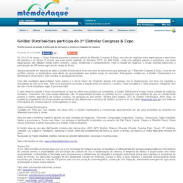 Golden Distribuidora participa do 1° Eletrolar Congress & Expo – MT em Destaque