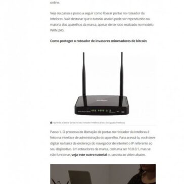Como liberar portas no roteador da Intelbras – Tech Tudo