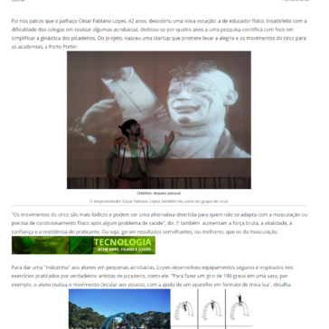 Startup da USP leva circo para academias de ginástica – Catraca Livre