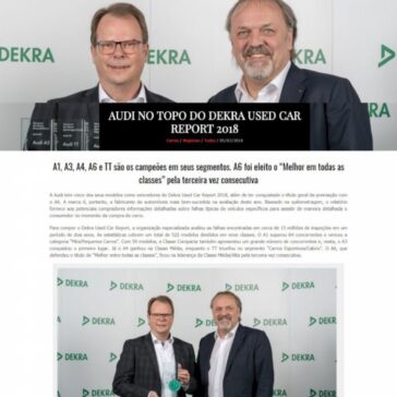 Audi no topo do Dekra Used Car Report 2018 – Elite Magazine