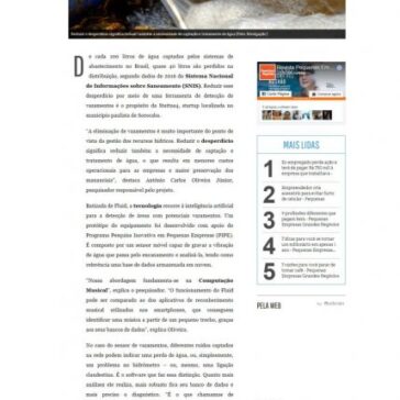 Empresa usa inteligência artificial para achar vazamento de água – Pequenas Empresas Grandes Negócios