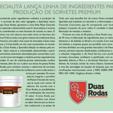 Specialitá lança linha de ingredientes para produção de sovertes premium – Aditivos & Ingredientes