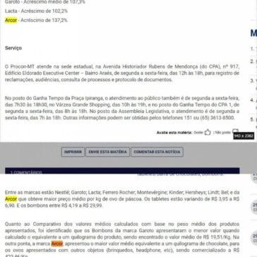 Procon faz levantamento de preços de ovos de páscoa em Cuiabá – HiperNotícias