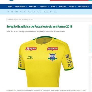 Seleção Brasileira de Futsal estreia uniforme 2018 – As Notícias de Hoje