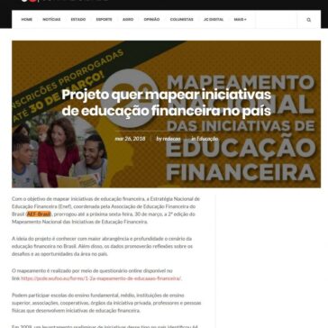 Projeto quer mapear iniciativas de educação financeira no país – Jornal Cidade