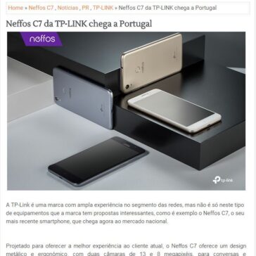 Neffos C7 da TP-LINK chega a Portugal – Apps Androide