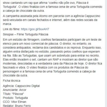Blog Arianne Baldassin – Facebook