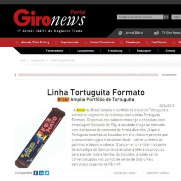 Linha Tortuguita Formato – Giro News