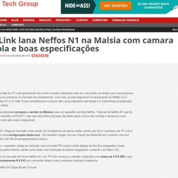 TP-Link lana Neffos N1 na Malsia com camara dupla e boas especificações – Zion Tech Group