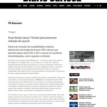 Duas Rodas lança T-Sweet para promover redução de açúcar – Diário Carioca