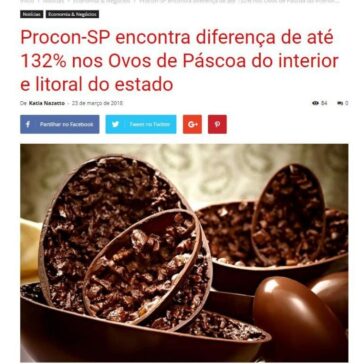 Procon-SP encontra diferença de até 132% nos Ovos de Páscoa do interior e litoral do estado – Buskaki News