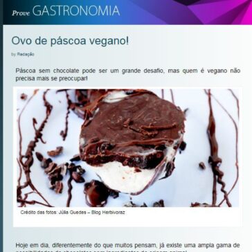 Ovo de páscoa vegano! – Ppow