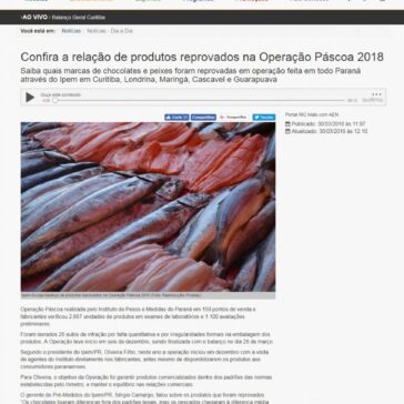 Confira a relação de produtos reprovados na Operação Páscoa 2018 – Ric