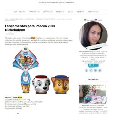 Lançamentos para Páscoa 2018 Nickelodeon – Blog Vanessa Freitas
