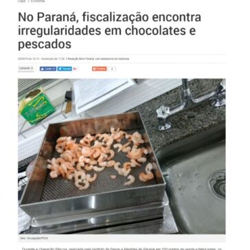 No Paraná, fiscalização encontra irregularidades em chocolates e pescados – BemParaná
