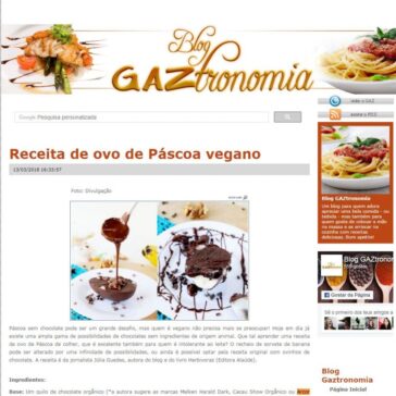 Receita de ovo de Páscoa vegano – Gaz