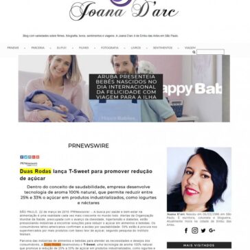 Duas Rodas lança T-Sweet para promover redução de açúcar – Joana DArc