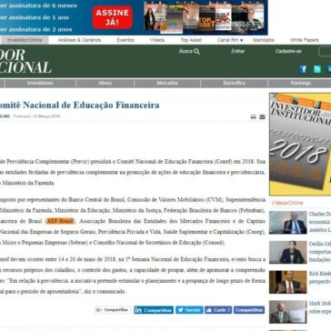 Previc preside Comitê Nacional de Educação Financeira – Investidor Institucional
