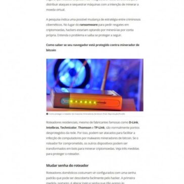 Como proteger o roteador de invasores mineradores de bitcoin – Tech Tudo