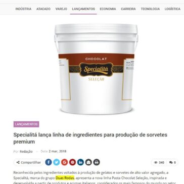Specialitá lança linha de ingredientes para produção de sorvetes premium – Newtrade
