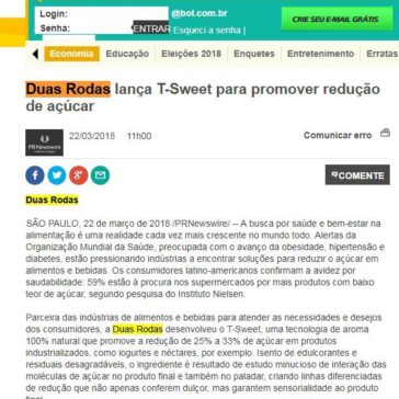 Duas Rodas lança T-Sweet para promover redução de açúcar – BOL