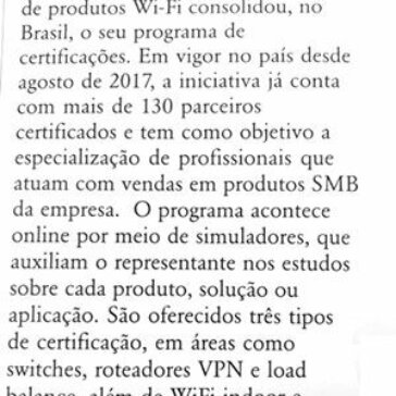 Certificações – RTI – Redes Telecom e Instalações