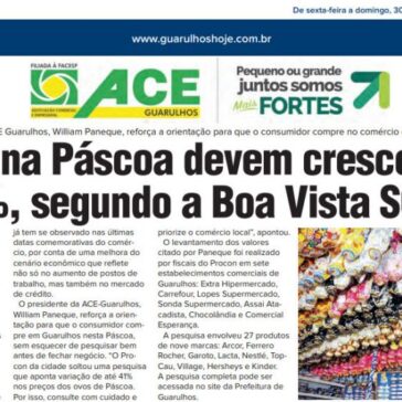Vendas na Páscoa devem crescer cerca de 3,5%, segundo a Boa Vista SCPC – Guarulhos Hoje