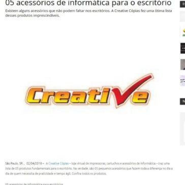 05 acessórios de informática para o escritório – Comunique-se