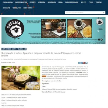 Surpreenda a todos! Aprenda a preparar receita de ovo de Páscoa com crème brûlée – Notícias de Bento
