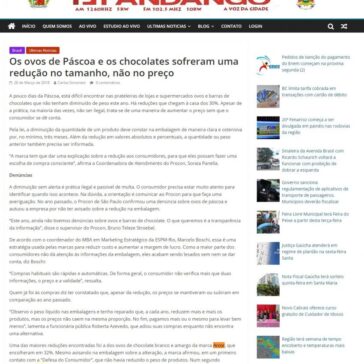 Os ovos de Páscoa e os chocolates sofreram uma redução no tamanho, não no preço | radiofandango.com – Radio Fandango