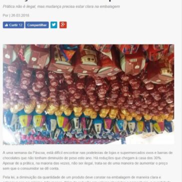 Ovos de Páscoa e chocolates sofrem redução de até 32% no peso – Atenas Notícias
