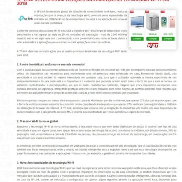 TP-Link revela as implicações dos avanços da tecnologia Wi-Fi em 2018 – PC Gaming