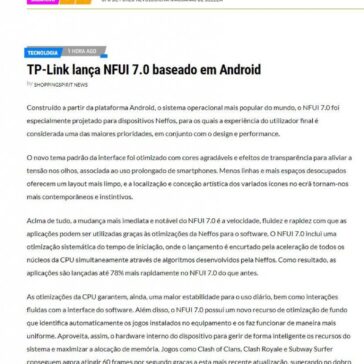 TP-Link lança NFUI 7.0 baseado em Android – Shopping Spirit News