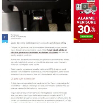 Vídeo mostra aplicativo que muda quilometragem de hodômetro; será verdade? – UOL