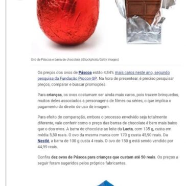 Páscoa: dez ovos de ovos chocolate por até 50 reais – Veja.com