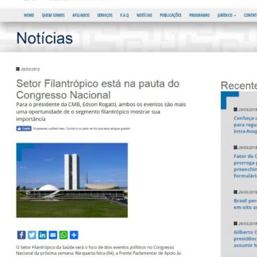 Setor Filantrópico está na pauta do Congresso Nacional – Femipa