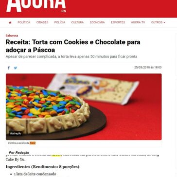 Receita: Torta com Cookies e Chocolate para adoçar a Páscoa – Agora RN