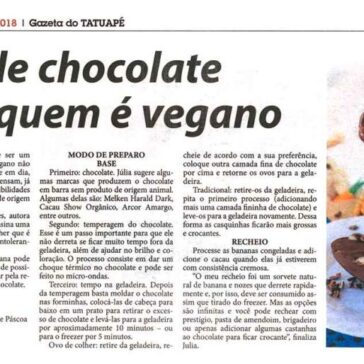 Ovo de chocolate para quem é vegano – Gazeta do Tatuapé