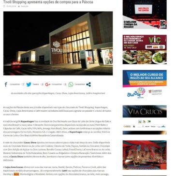 Tivoli Shopping apresenta opções de compra para a Páscoa – SB 24 Horas