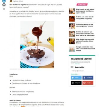 Receita: Como fazer ovo de Páscoa vegano caseiro – Huffpost