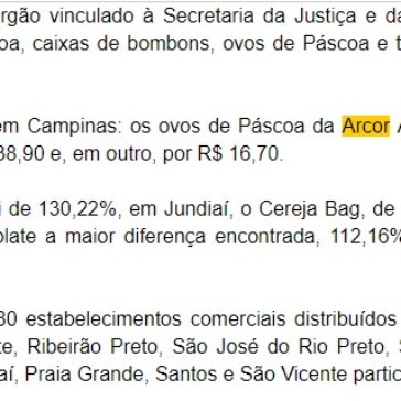 Ovo de Páscoa em Campinas tem diferença de 132% no preço – Jornal de Vinhedo