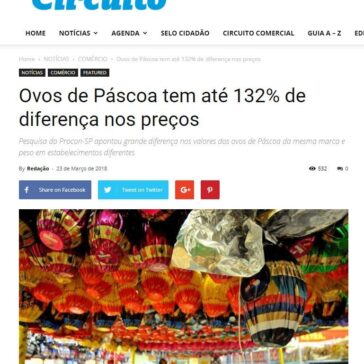 Ovos de Páscoa tem até 132% de diferença nos preços – Revista Circuito