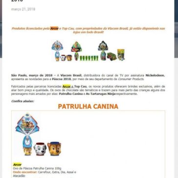 NICKELODEON APRESENTA LANÇAMENTOS PARA PÁSCOA 2018 – Blup