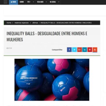 INEQUALITY BALLS – DESIGUALDADE ENTRE HOMENS E MULHERES – Futebol Feminino do Brasi
