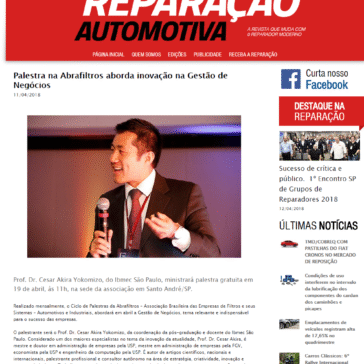 Palestra na Abrafiltros aborda inovação na Gestão de Negócios – Reparação Automotiva