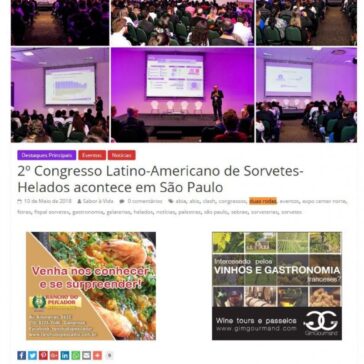 2° Congresso Latino-Americano de Sorvetes-Helados acontece em São Paulo – Sabor à Vida Gastronomia